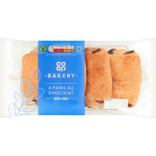 Co Op Bakery 4 Pains Au Chocolat Compare Prices Where To Buy