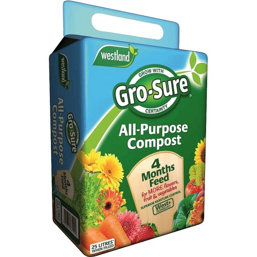 Westland Gro Sure All Purpose Compost Litre Compare Prices