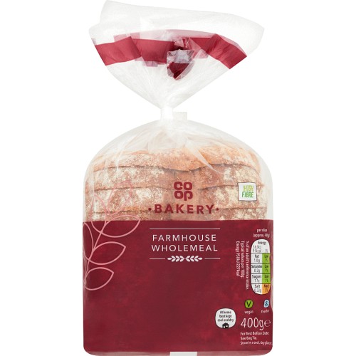 Co Op Bakery Farmhouse Wholemeal G Compare Prices Where To Buy