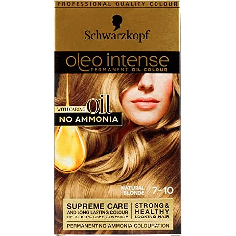 Schwarzkopf Oleo Intense Blonde Hair Dye 3 Pack 7 10 Natural Blonde