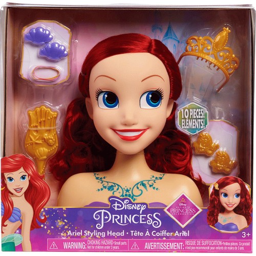 Ariel makeup hot sale doll head