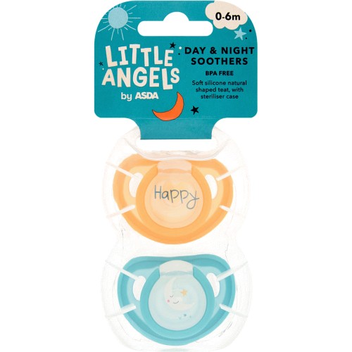 Tommee Tippee Night Time Soother 0-6M, Pack Of 2 - Tesco Groceries