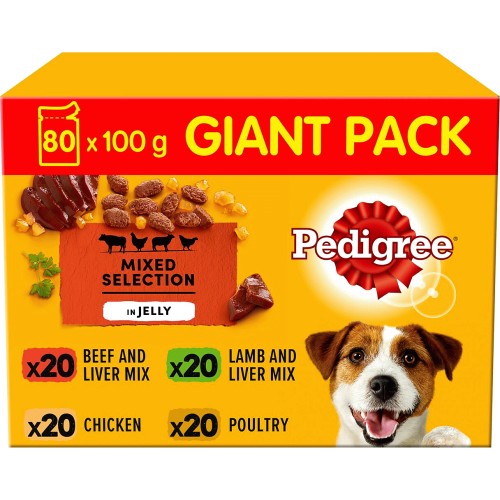 Pedigree senior dog food tins best sale