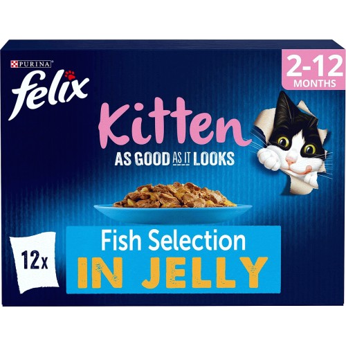 Felix Adult Wet Cat Food Mixed in Jelly Tuna and Cod, Shrimp and Plaice,  Chicken and Kidney, Duck and Lamb 80 x 100g Pouches : : Pet  Supplies