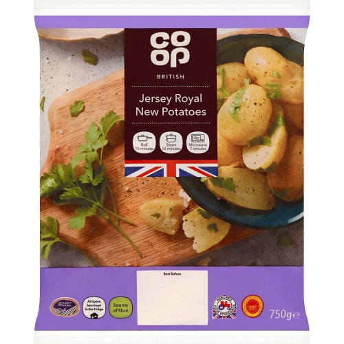 Co op British Jersey Royal New Potatoes 750g Compare Prices