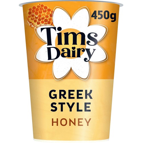 Tims Dairy Greek Style Honey Yogurt (450g) - Compare Prices & Where To ...