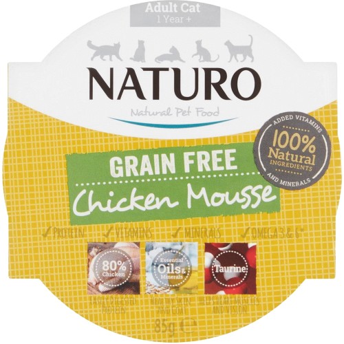 Naturo Chicken Mousse Wet Cat Food 85g Compare Prices Where To Buy Trolley