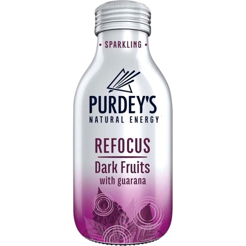 Purdey's Natural Energy Rejuvenate Grape & Apple with Ginseng, 4 x 250ml