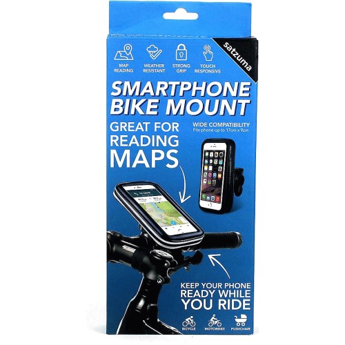 Weather resistant bike mount clearance for all smartphone stand