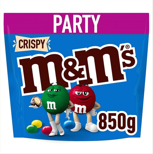 M&M's Crispy Pouch 107g, Confectionery