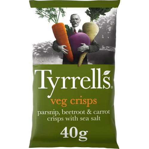 Tyrrells Veg Crisps (40g) Compare Prices & Where To Buy Trolley.co.uk