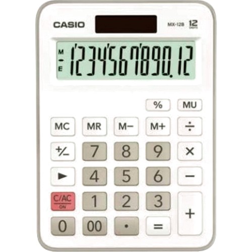 Casio MX 12 Desk Calculator Black Compare Prices Where To Buy Trolley