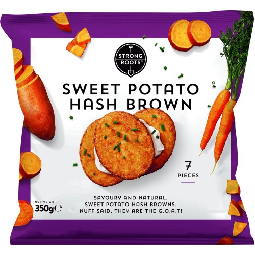 Strong Roots Sweet Potato Hash Browns 350g Compare Prices Trolley