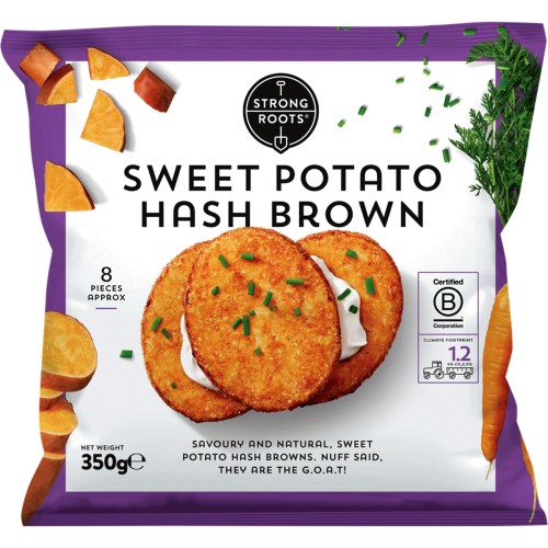 Strong Roots Sweet Potato Hash Browns 350g Compare Prices Trolley