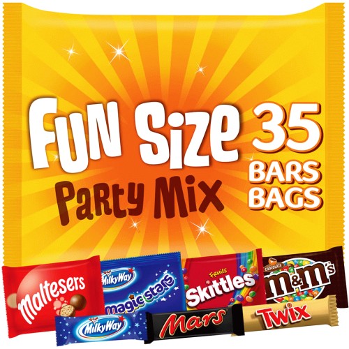 Mars Funsize Milk Chocolate Party Bag Multipack Maltesers M&M's Twix & More  (600g) - Compare Prices & Where To Buy 