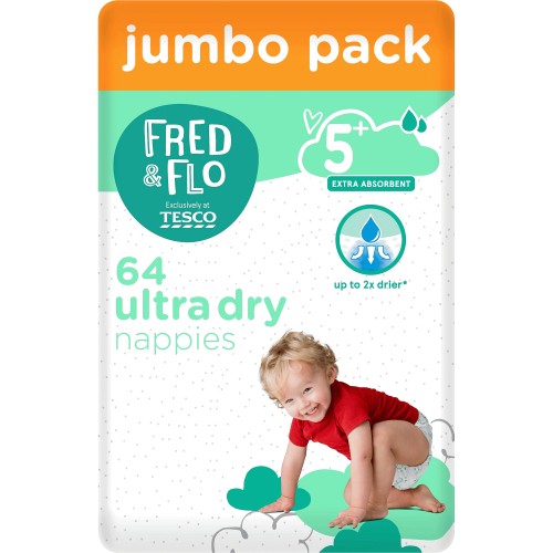 Pampers Baby-Dry Nappy Pants Size 5 12-17kg Jumbo Pack