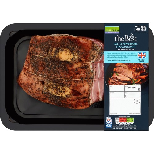 Morrisons The Best Outdoor Bred Pork Shoulder Salt & Pepper Rub (880g ...