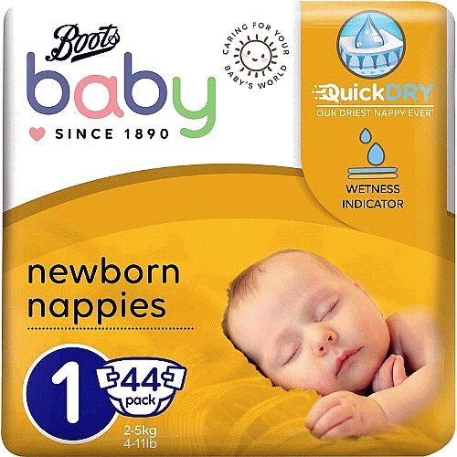 Newborn nappy hot sale size uk