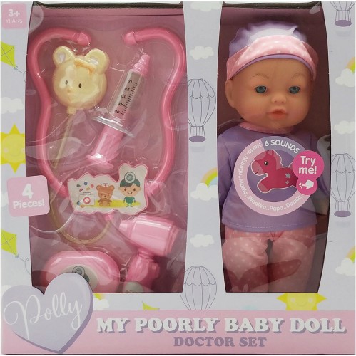 My Poorly Baby Doll Doctor Set Compare Prices Where To Buy Trolley