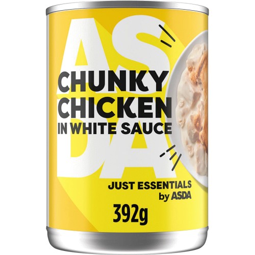 Just Essentials By Asda Chunky Chicken In White Sauce G Compare
