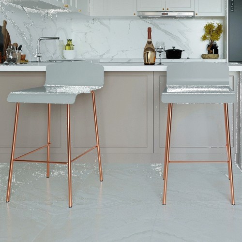 Grey and copper stool sale