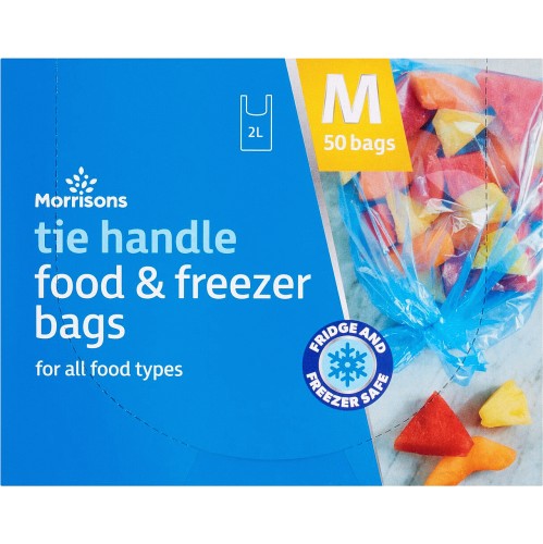 NEW FOOD FREEZER BAGS Tie Handle Bags Resealable bags Sandwich