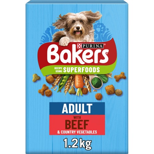 Bakers Dry Dog Food Beef Veg 1.2kg Compare Prices Where To Buy Trolley