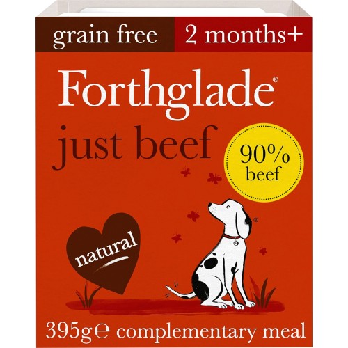 Forthglade Just Beef Grain Free Wet Dog Food 395g Compare Prices Where To Buy Trolley