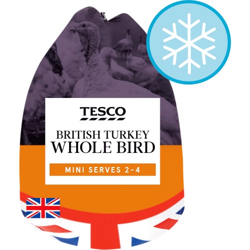 Sainsbury's Large Whole Basted British Frozen Turkey 5.3kg-6.9kg