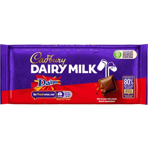 Calories in Dairy Milk Bunny Marvellous Creations by Cadbury and