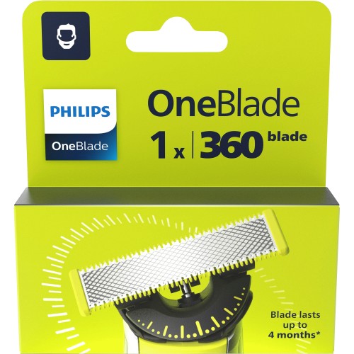 Philips OneBlade 360 Replacement Blades for Face, 1 Pack - QP410/50, £16.49