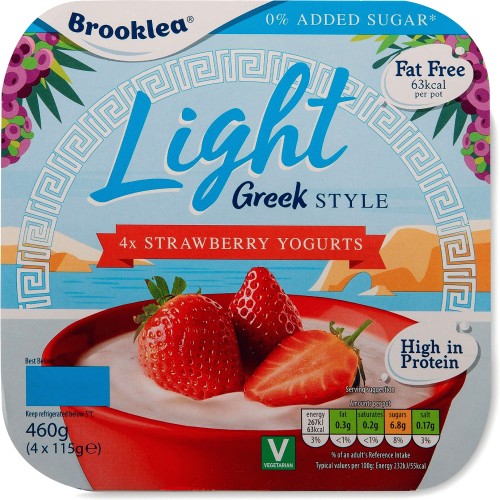 Brooklea Light Strawberry Yogurt (160g) - Compare Prices & Where To Buy 