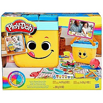 Play Doh Picnic Shapes Starter Set Preschool Toys F6916 for 3 Years