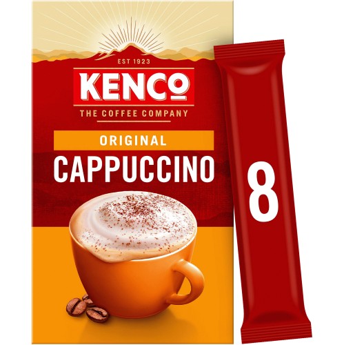 Kenco Unsweetened Cappuccino Instant Coffee Sachets (8 x 118.4g) - Compare  Prices & Where To Buy 