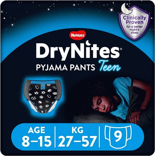 Huggies DryNites Boys Pyjama Pants (9) - Compare Prices & Where To Buy 