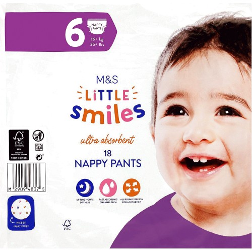 Huggies Pull-Ups Trainers Night Boys Nappy Pants, Size 5-6+ (2-4 Yrs)