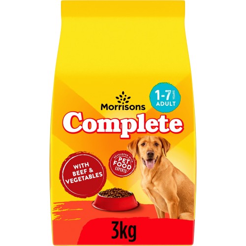 Morrisons Complete Beef Veg Pet Food