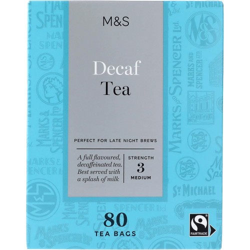 Extra Strong Tea 240 Teabags M&S Rich & Bright Flavour Fairtrade Marks &  Spencer 