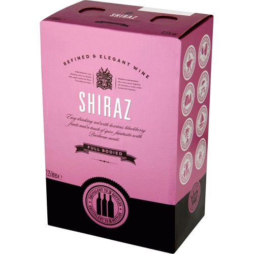 Refined Elegant Shiraz Boxed Wine 225cl Compare Prices