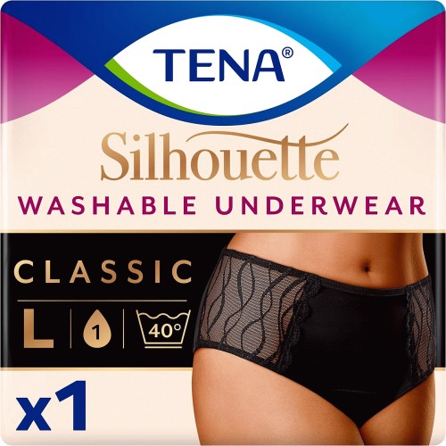 TENA Silhouette Noir - Classic - washable absorbent underwear size