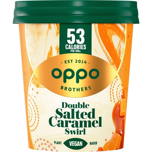 Oppo Brothers Vegan Double Salted Caramel Swirl Ice Cream 475ml Compare Prices And Where To 0148