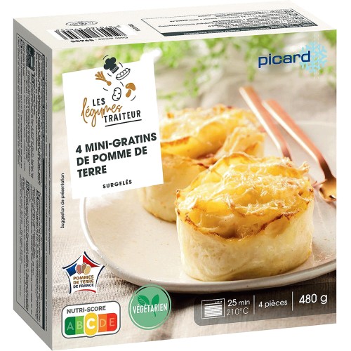 Picard Potato Gratins Frozen (4 x 120g) - Compare Prices & Where To Buy ...