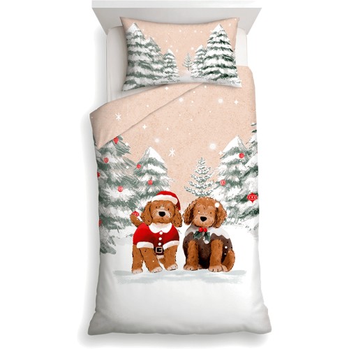 Tesco Christmas Curtis Duvet Set Single Compare Prices Where To Buy Trolley