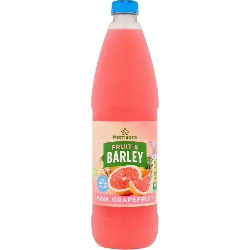 Morrisons No Added Sugar Pink Grapefruit Fruit & Barley Squash (1