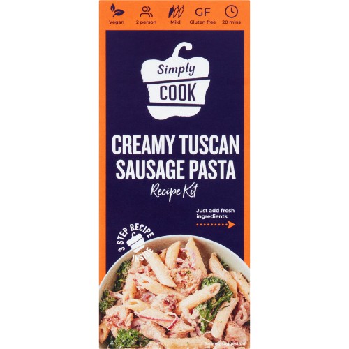 Simply Cook Spicy Prawns Pasta Recipe Kit 43G - Tesco Groceries