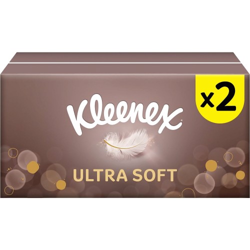 Kleenex Extra Large Facial Tissue for Men 2ply 90 Sheets, Pack of 6