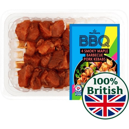 Morrisons Smokey Maple Bbq Pork Kebabs 360g Compare Prices And Where To Buy Uk 4905