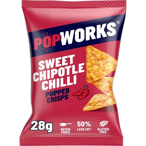 Popworks Sweet Chipotle Chilli Popped Crisps (28g) - Compare Prices ...