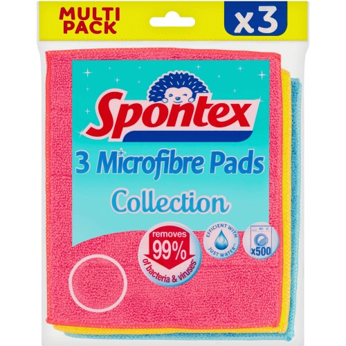 Spontex Microfibre Window Kit - Pack of 2 Cloths