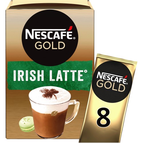 Nescafe Gold Cappuccino Unsweetened Instant Coffee 8 x 14.2g Sachets - Co-op